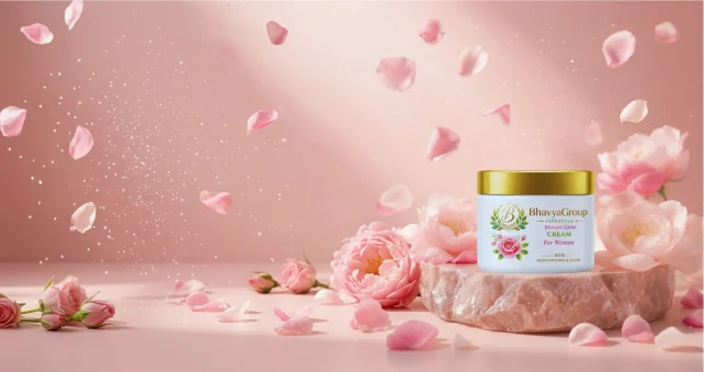 See the BhavyaGroup difference. Our rose-infused formulas are designed to transform dull, tired skin into a clear, glowing, and youthful complexion. Experience beauty that’s worth every drop.